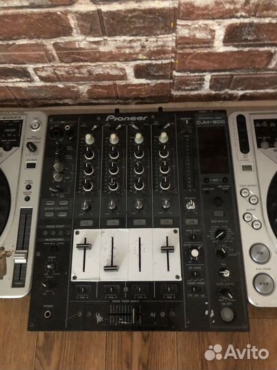 Dj контролер DJM-800 и вертаки CDJ-800MK2