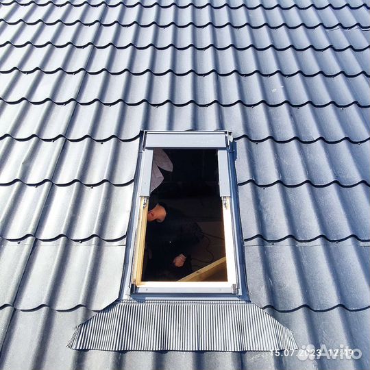 Монтаж мансардных окон