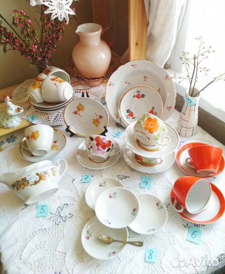 Посуда фарфор, гдр,Чехия,Хайта, лфз,Дулево СССР