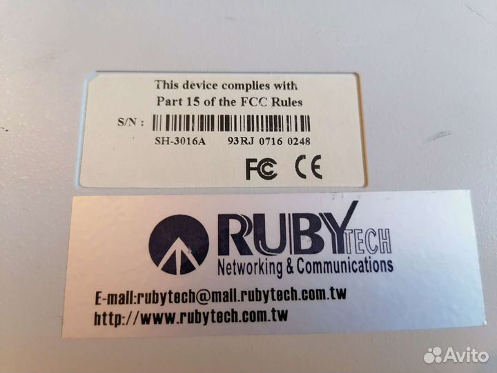 Rubytech SH-3016A коммутатор