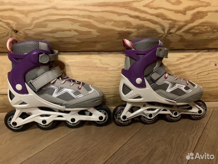 Ролики oxelo (р.35-38) с защитой и шлемом