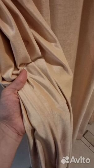 Штора бархатная