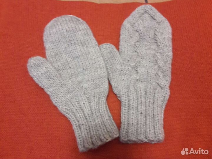 Варежки ручной работы Нand made Wool