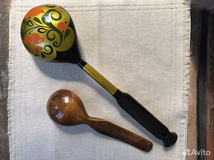 Ложка деревянная, расписная