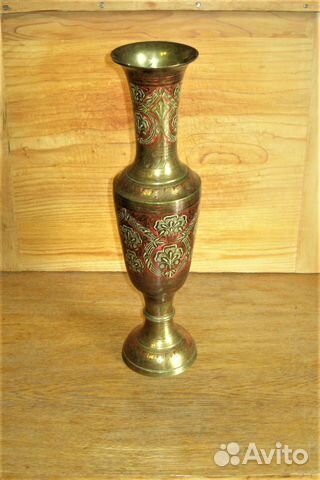 Ваза интерьерная. Индия. Винтаж