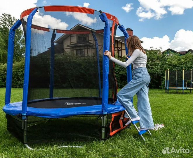 Батут с сеткой