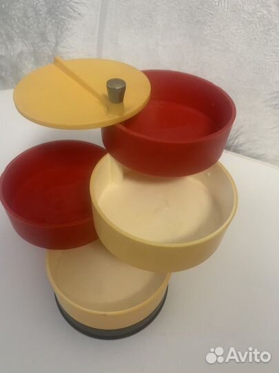 Шкатулка СССР для ниток и иголок, органайзер