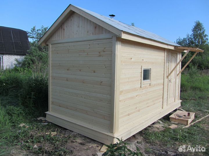 Каркасные бани хоз блоки