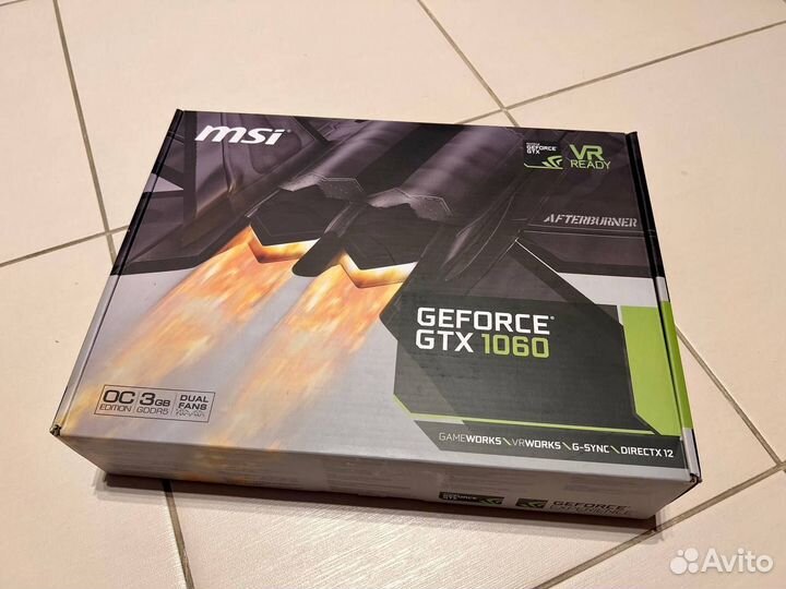 Видеокарта MSI geforce gtx 1060