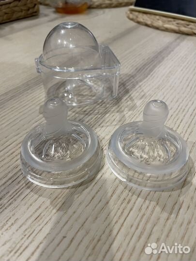 Соски бутылочные Avent Nanural с 1 месяца