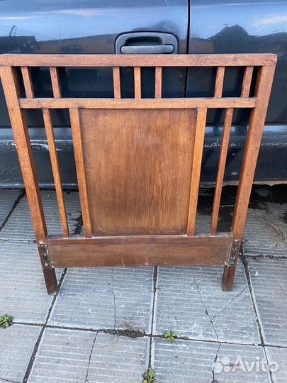 Кровать деревянная, спинки от кровати металл