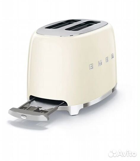 Тостер Smeg TSF01creu, бежевый