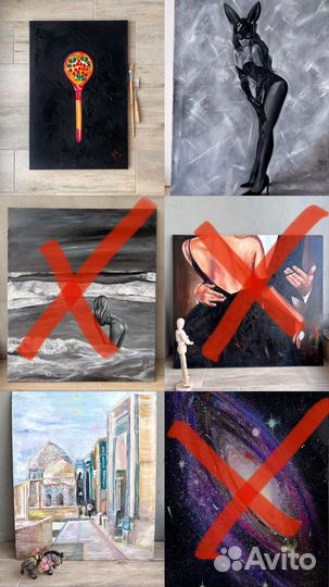 Картина маслом на холсте