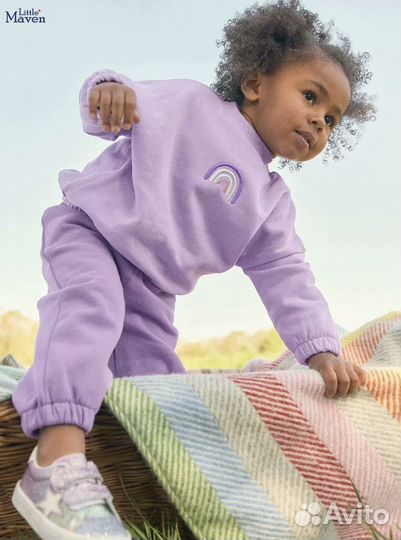 Трикотажный костюм для девочек Little maven