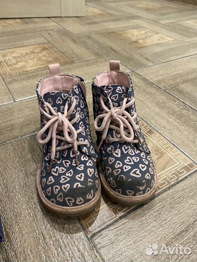 Ботинки демисезонные для девочки 25 размер