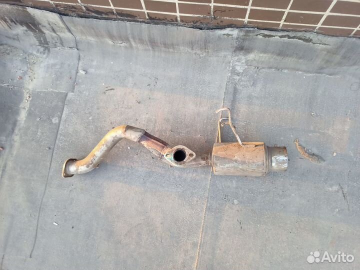 Глушитель прямоточный, банка