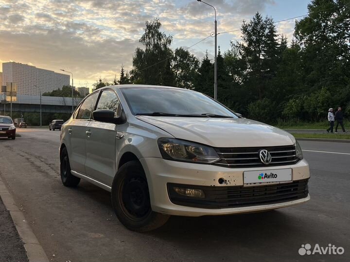 Volkswagen Polo 1.6 AT, 2019, 195 000 км