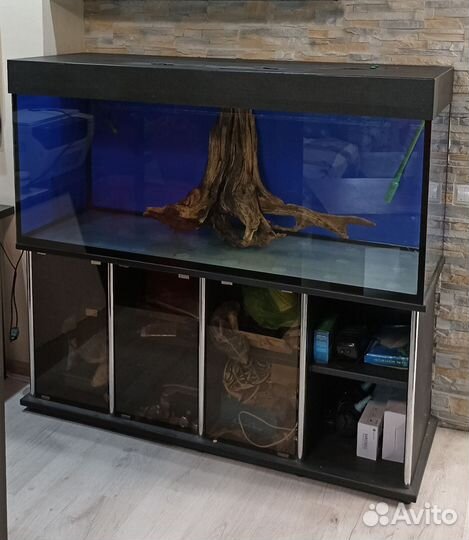 Аквариум 450 л с крышкой и тумбой