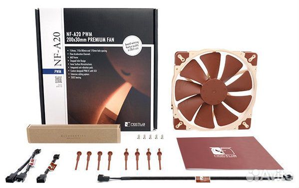 Вентилятор для корпуса Noctua NF-A20 PW 200 x 200