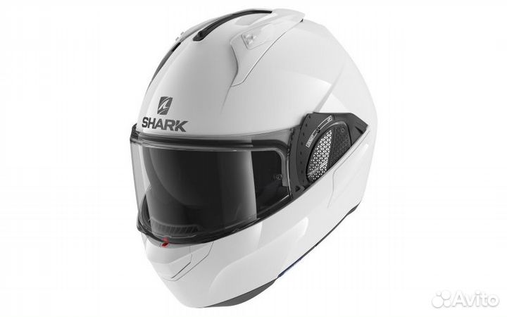 Мотошлем shark EVO-GT blank, цвет белый
