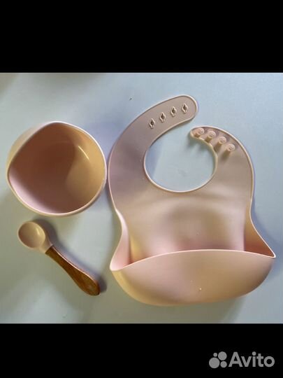 Детская силиконовая посуда для прикорма
