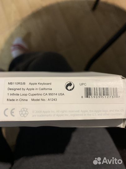 Клавиатура Apple A1243