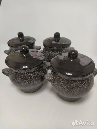 Набор горшочков для запекания 700мл 4 шт