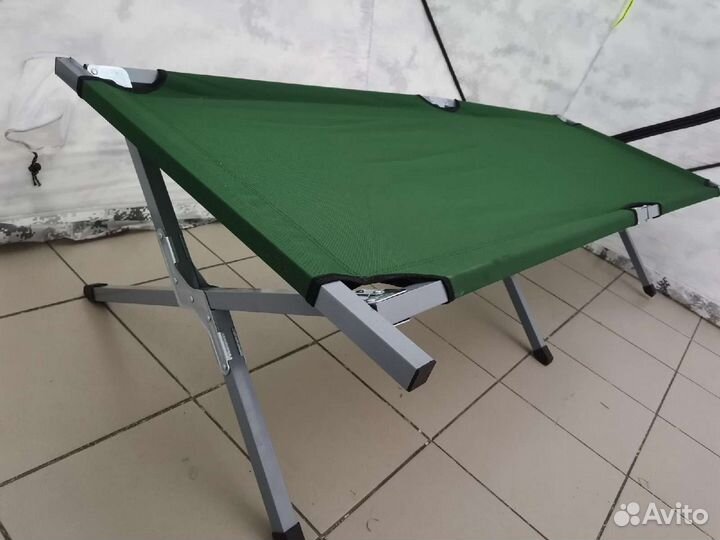 Раскладушка каркасная лежак для палаток