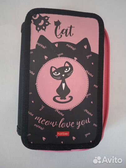 Пенал школьный для девочек