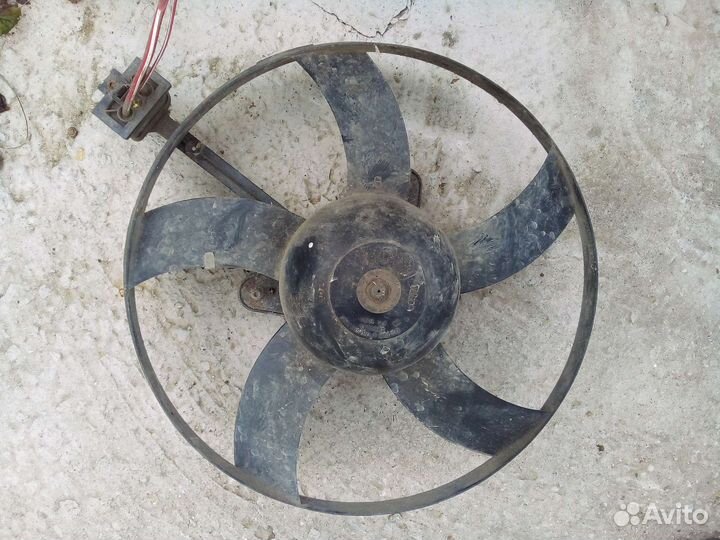 Вентилятор радиатора skoda fabia 1
