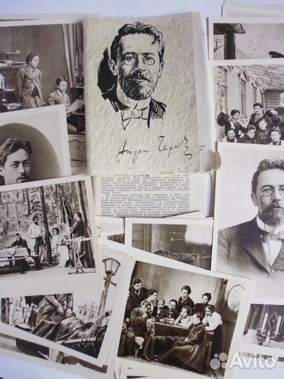 Открытки в наборах «Писатели, лит. произведения»