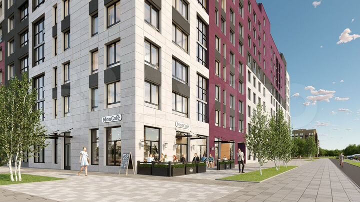 2-к. квартира, 67,5 м², 2/16 эт.