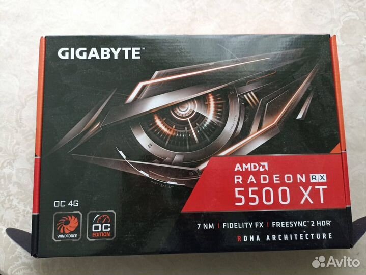 Видеокарта rx5500xt (на горантии)