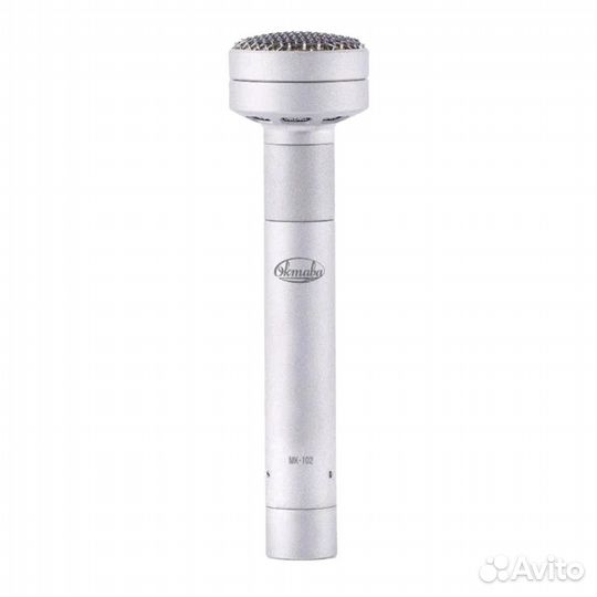 Мк-102 (никель, в картонной коробке) микрофон Окта