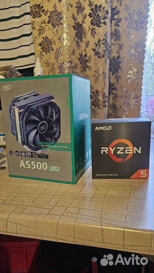 Процессор ryzen 5 5600x+куллер, видеокрта rtx 3080