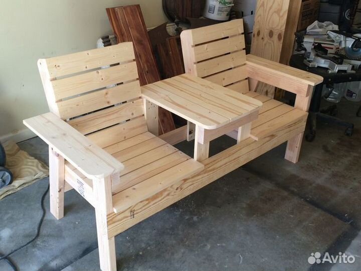 Скамейка лавочка садовая