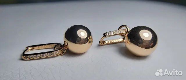 Серьги трансформеры шарики