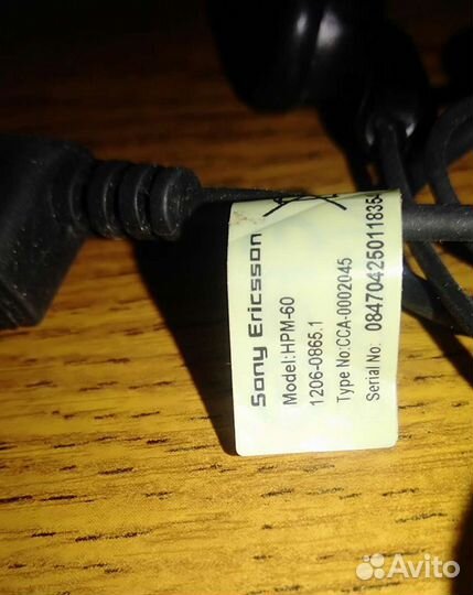 Наушники проводные Sony Ericsson K750