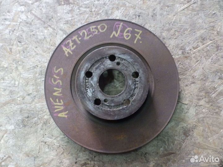 Тормозной диск на toyota avensis AZT250