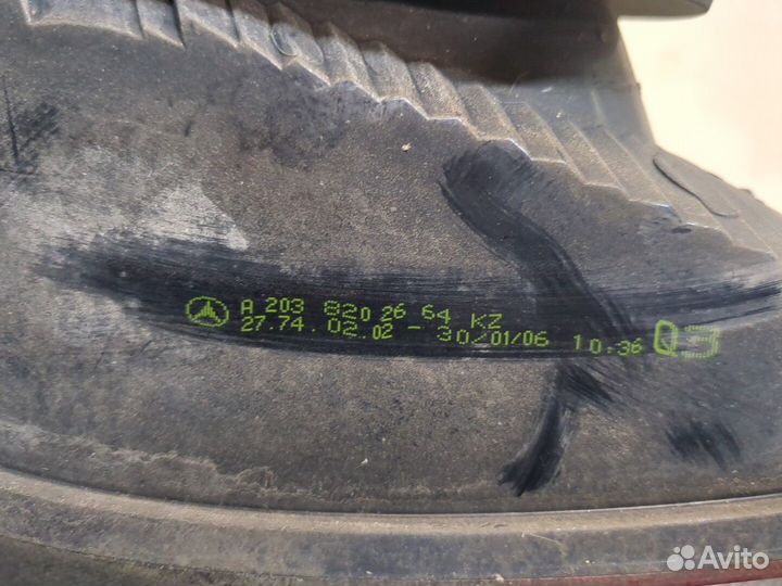 Фонарь (задний) правый Mercedes C W203