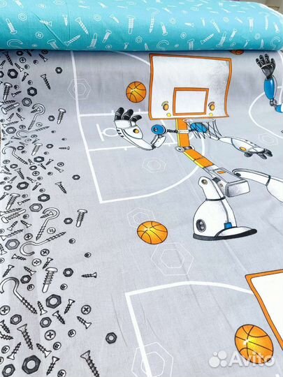 Бязь ширина 150см детская ткань в наличии хлопок