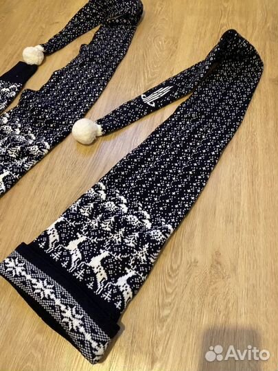 Шапка длинная+ митенки.Фотореквизит