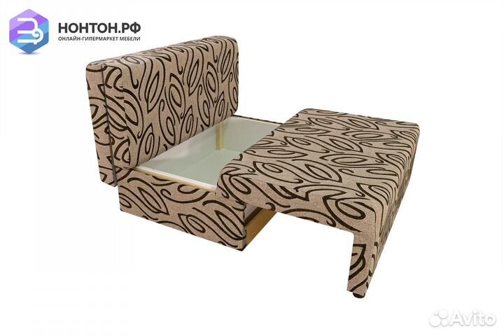 Диван еврокнижка Умка бежевый / узор