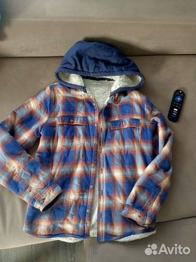 Рубашка для мальчика 134 утепленная