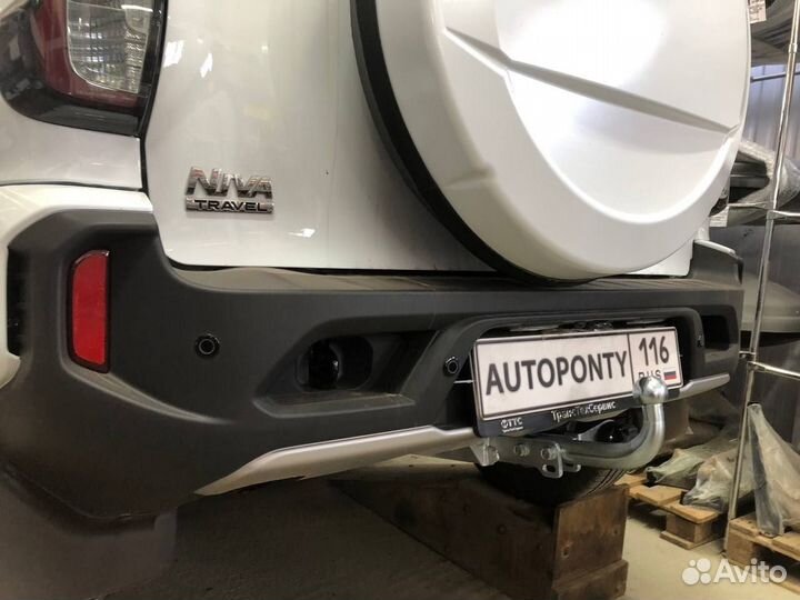 Фаркоп оцинкованный Niva Travel и Chevrolet Niva