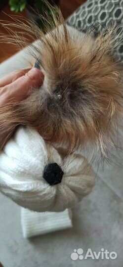 Комплект шапка, манишка для девочки