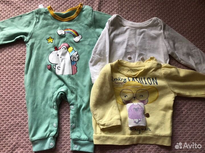 Пакет вещей на девочку 62-68