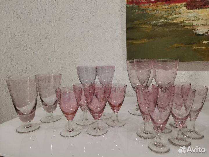 Фужеры и рюмки СССР обновлено