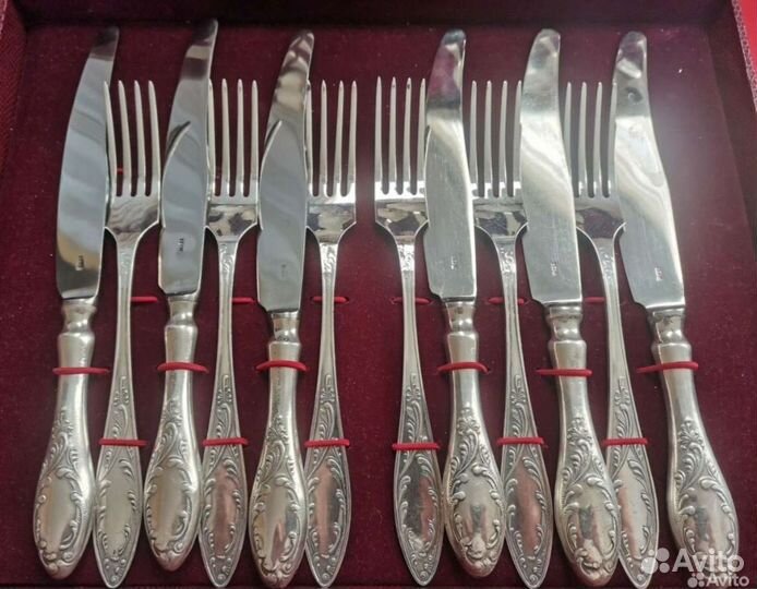 Столовый набор мельхиор СССР Олимпиада 80