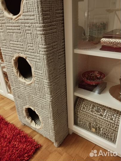 Когтеточка домик огромный для кошек